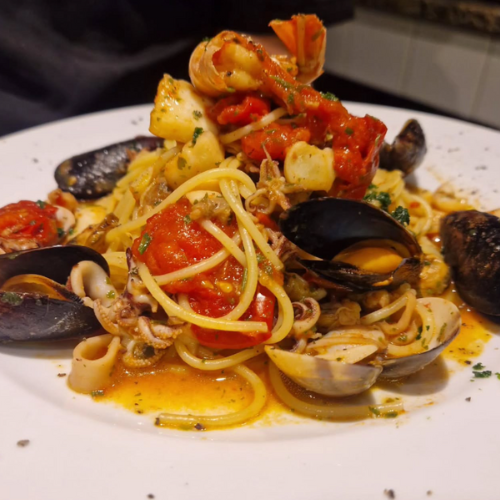 Spaghetti mit Meeresfrüchten